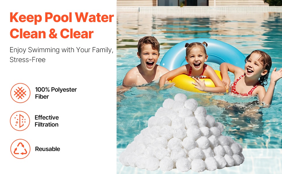 Suodatinpallot 100 % polyesterikuidusta