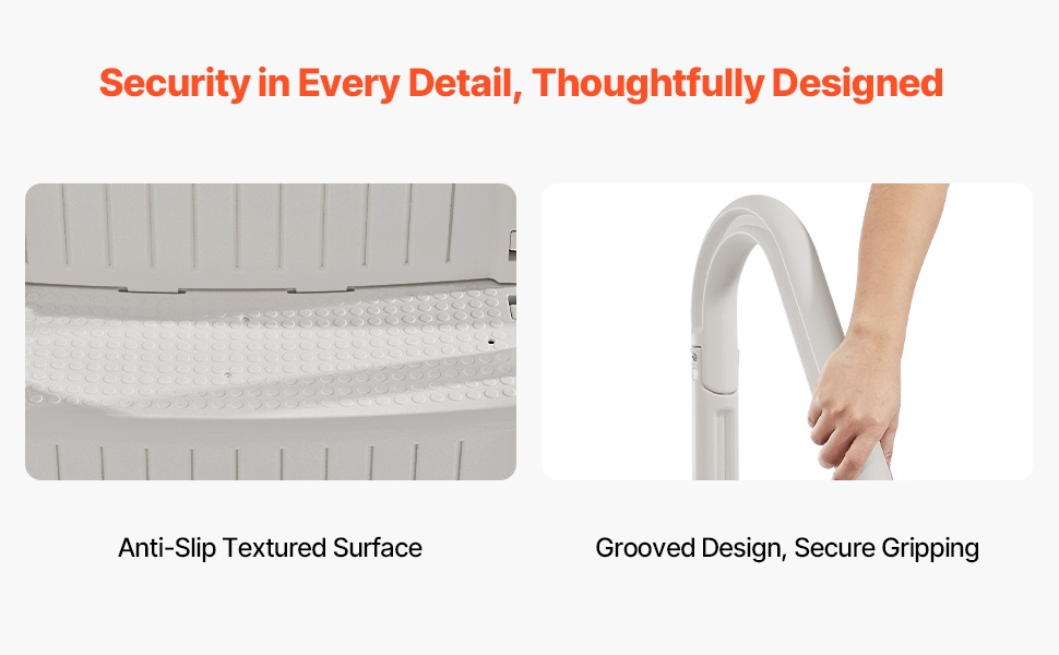 Liukuestepintaiset askelmat ja tukevat kaiteet