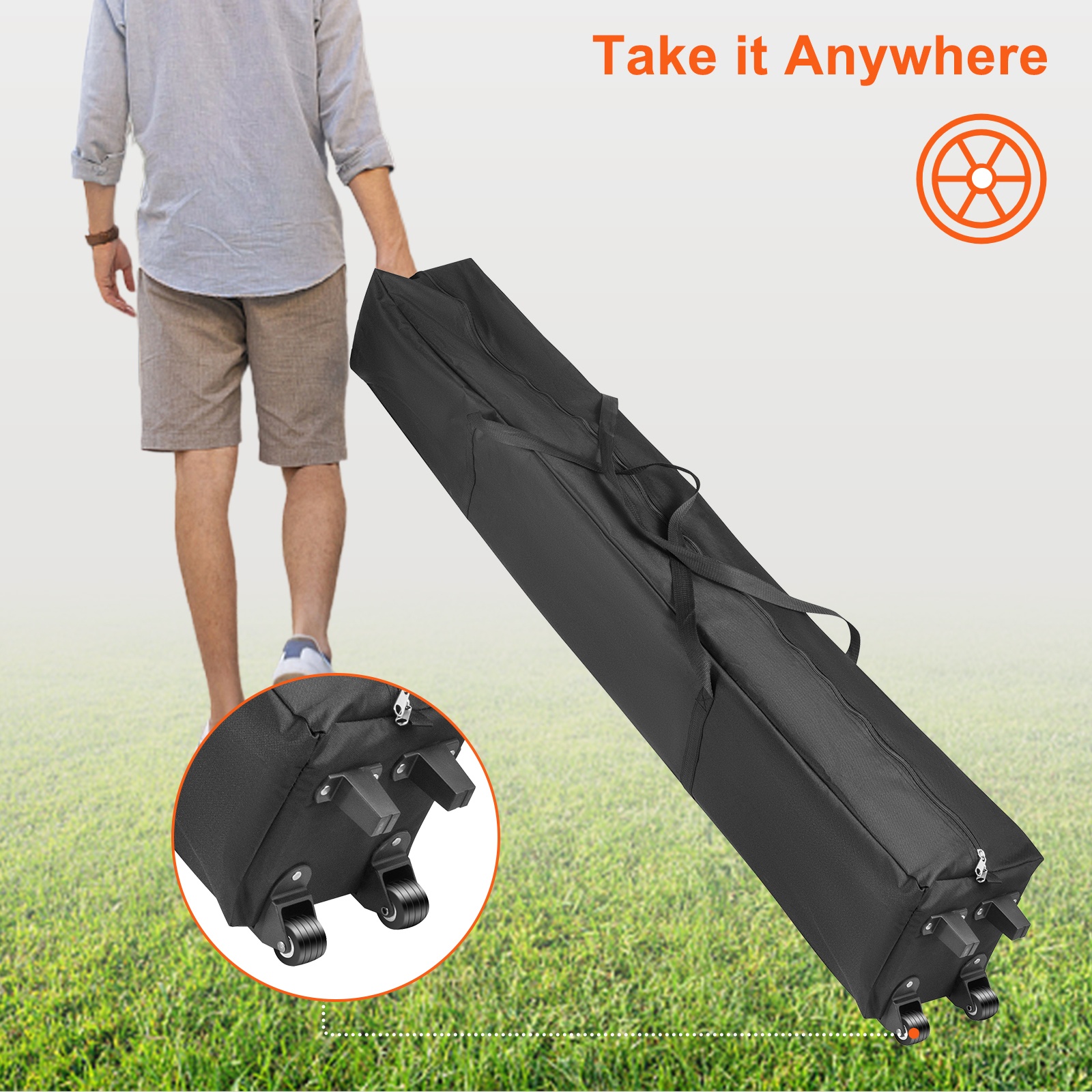 Kuljetuslaukku pyörillä