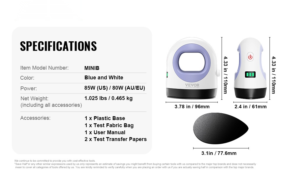 Lämpöprässäyslaite ja tarvikkeet
