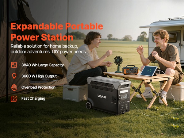 Kannettava virtalähde 3600W näkymä 2