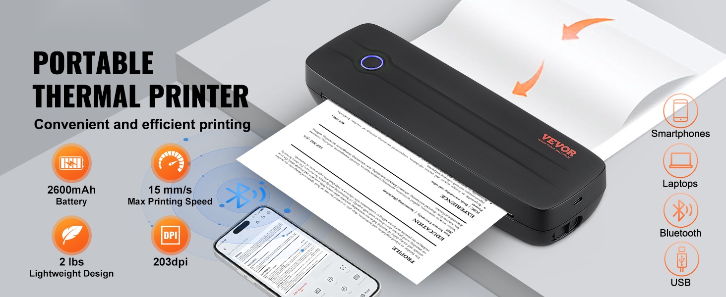 Kannettava lämpötulostin