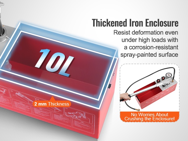Painekoepumpun maalipinnan yksityiskohta