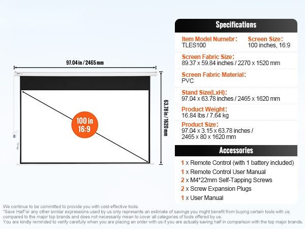 Projektorikankaan asennusesimerkki