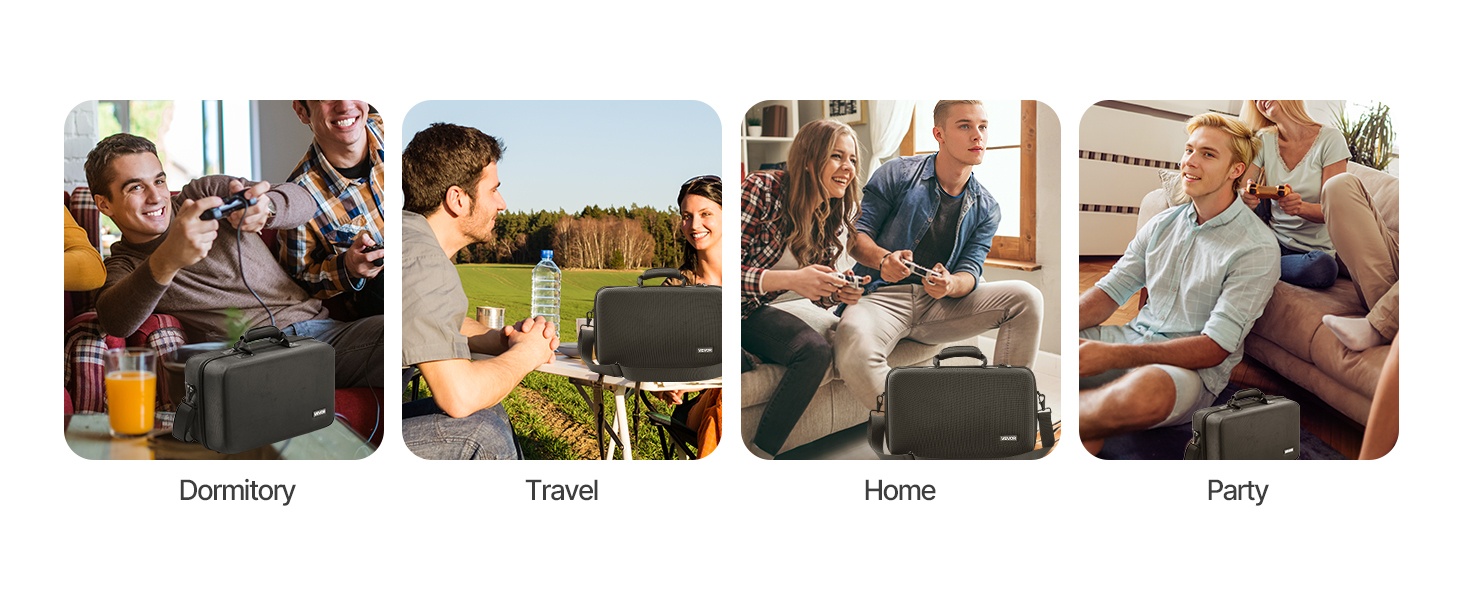 PS5-kantolaukku eri käyttötilanteissa