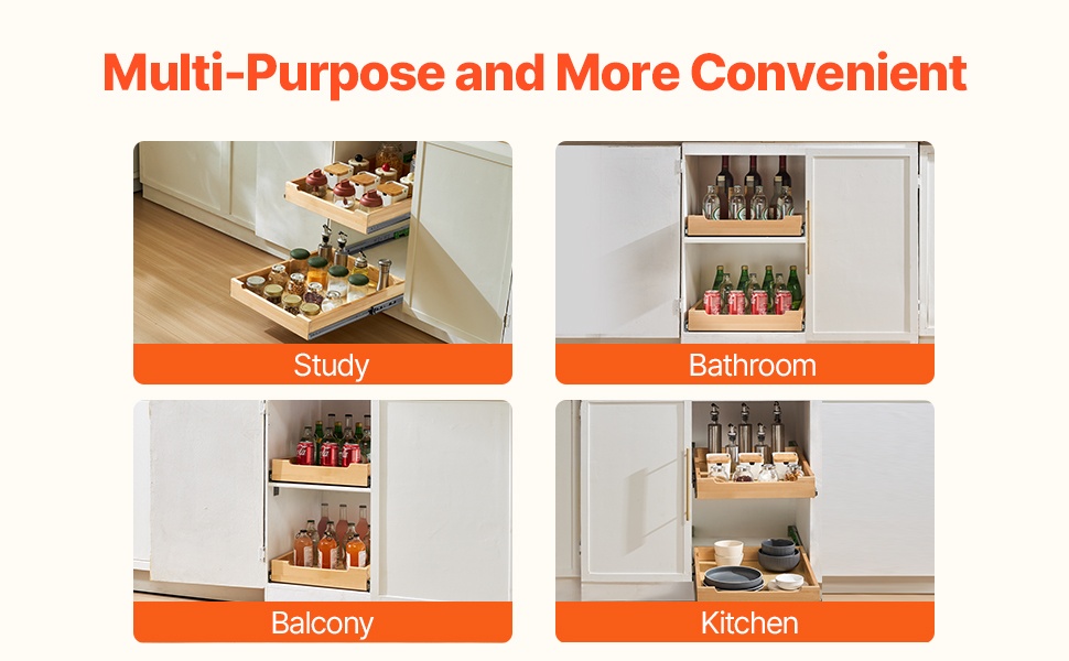 Ulosvedettävä hylly kattiloille ja keittiövälineille