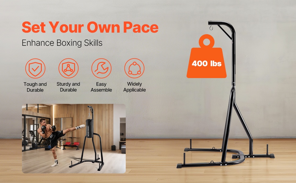 Nyrkkeilysäkin teline, yleisnäkymä