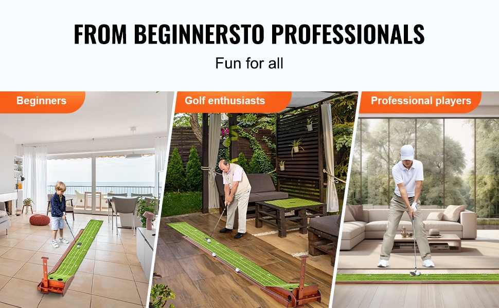 Puttausharjoittelu kotona tai toimistolla