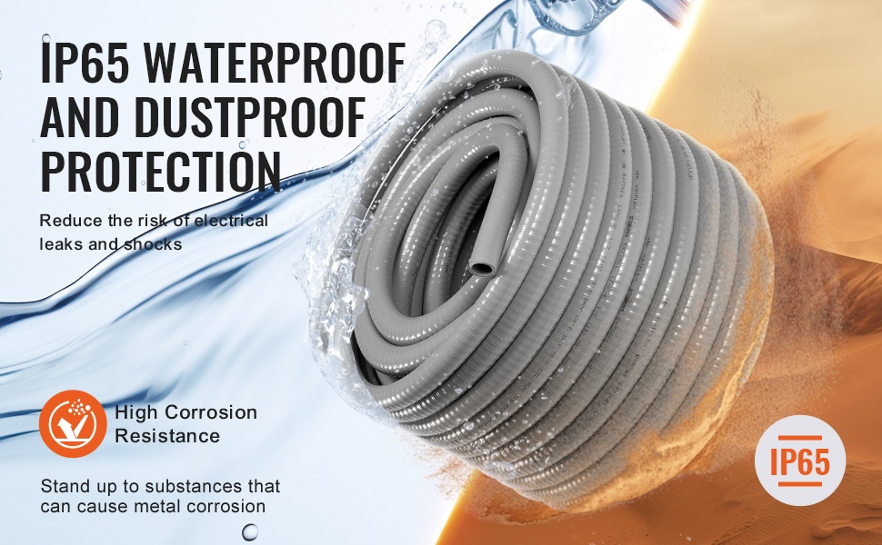 IP65-nestetiivis ja pölytiivis sähköinen suojaputki