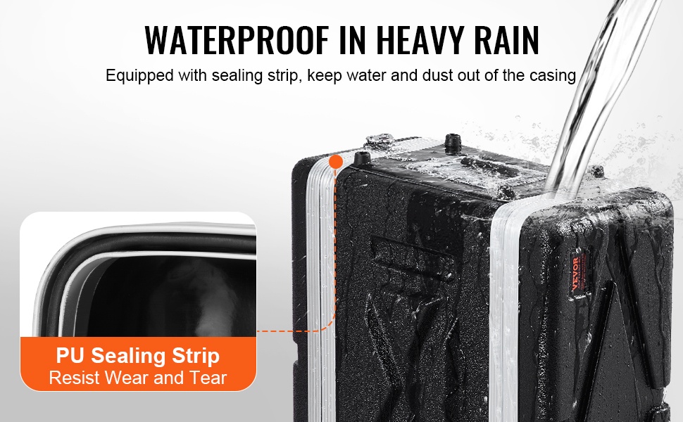 2U rack-kotelo, tiivistetyt saumat