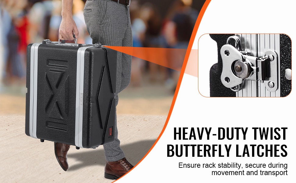 2U rack-kotelo, perhoslukko