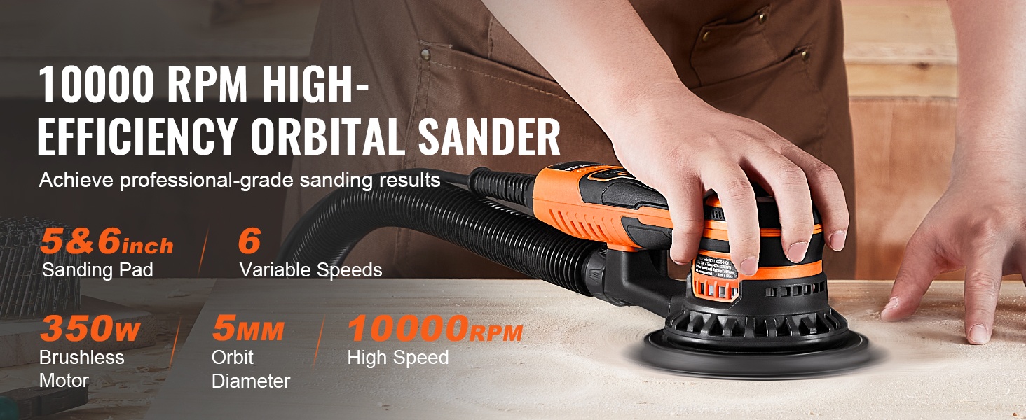 Epäkeskohiomakone 5 ja 6 tuumaa