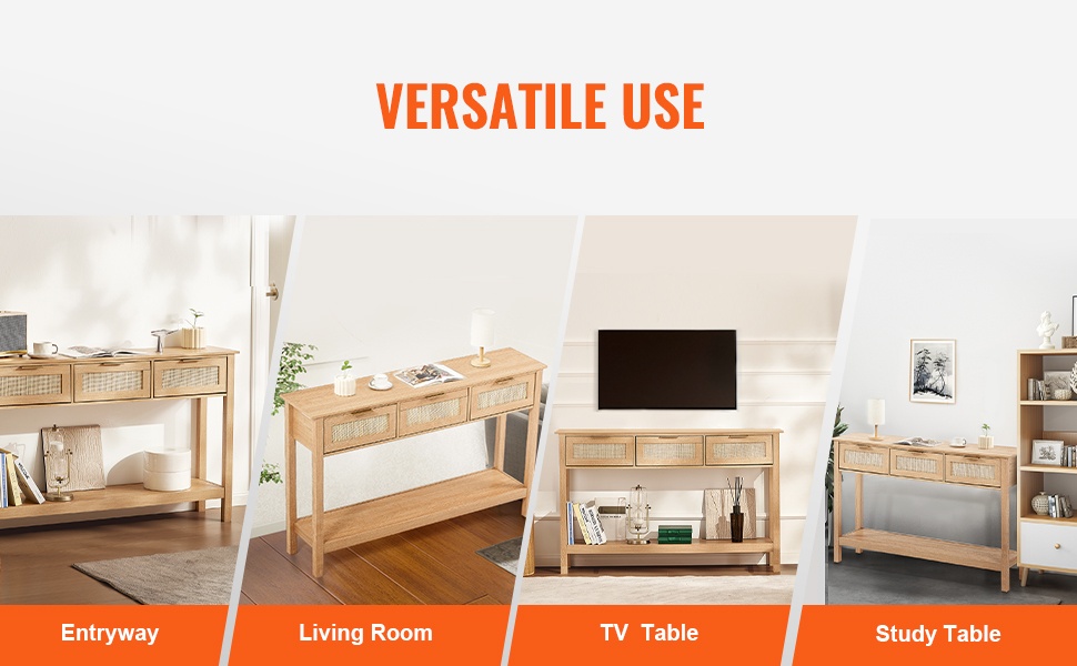 Konsolipöydän kokoaminen