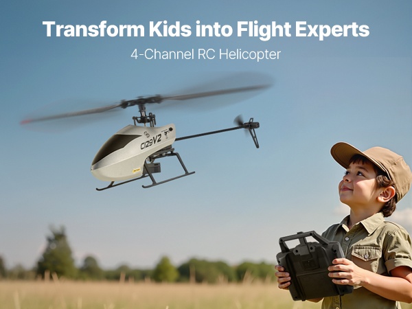 RC-helikopteri, mittasuhteet