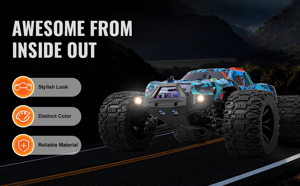 Radio-ohjattava maastoauto lasten leikeissä