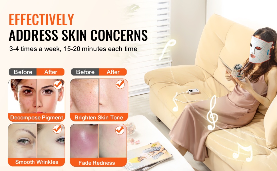 LED-valoterapia-naamion käyttö kasvojen iholle