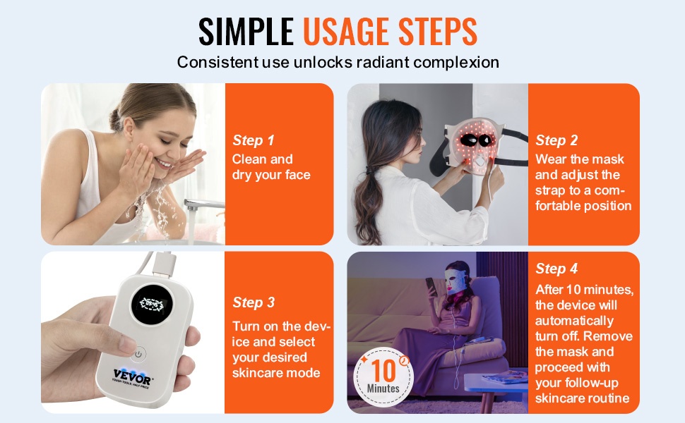 Johdoton ja helposti mukana kulkeva naamio