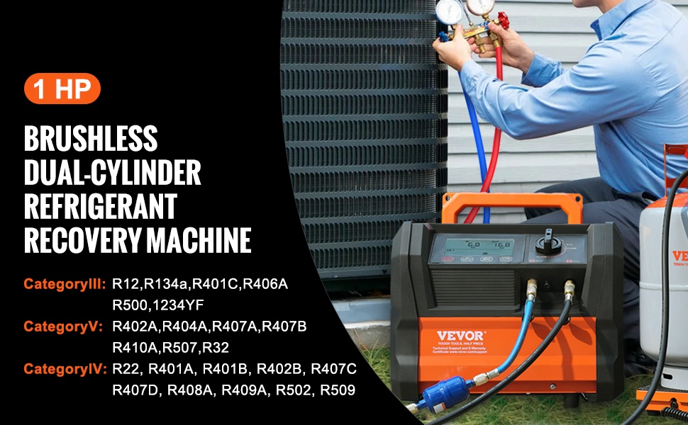 Kylmäaineen talteenottokone, yleiskuva