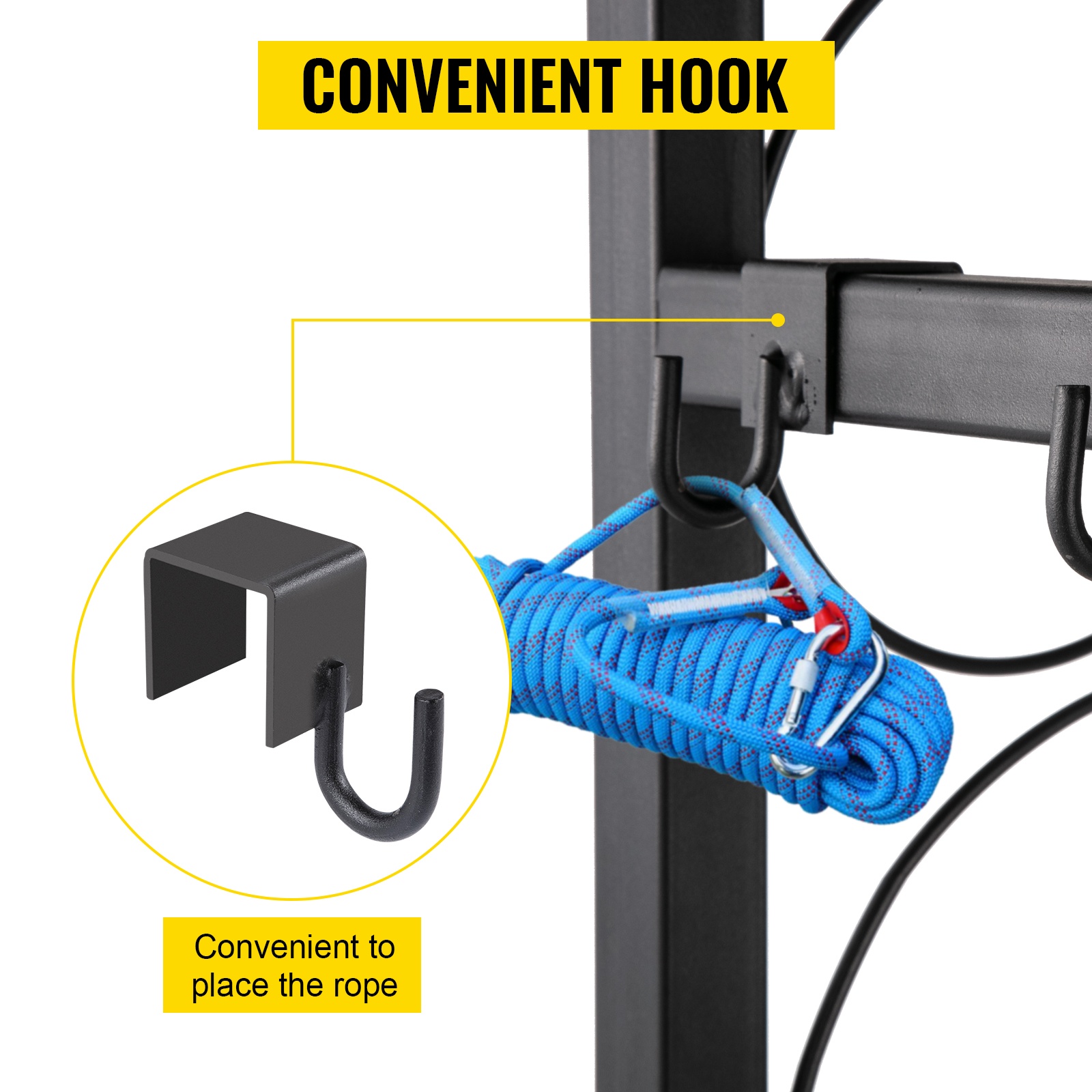 Koukku lisävarusteille