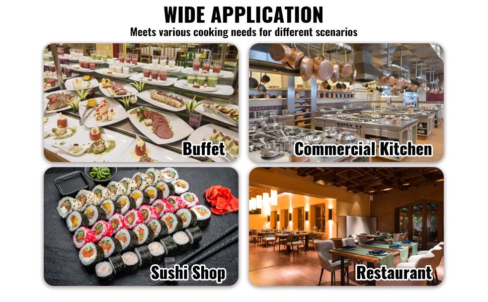 Riisinkeitin ammatti- ja kotikäyttöön suurille määrille