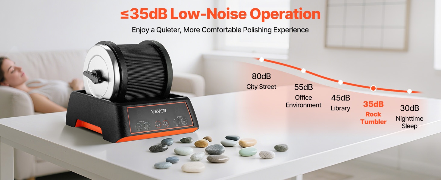 Kivirumpu hiljainen käyttö