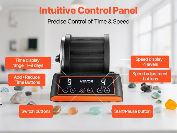 Kivirummun säätötoiminnot