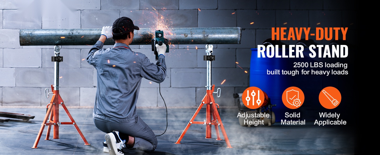 V-päinen putkiteline