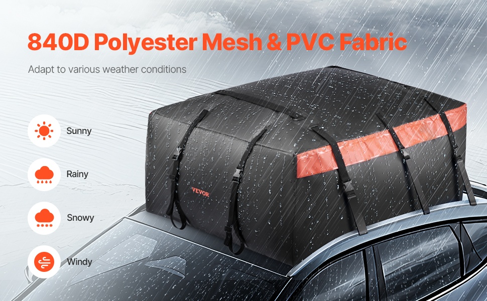 840D PVC -materiaalin lähikuva