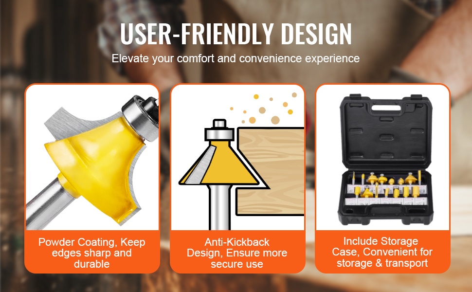 Jyrsinterät säilytyskotelossa