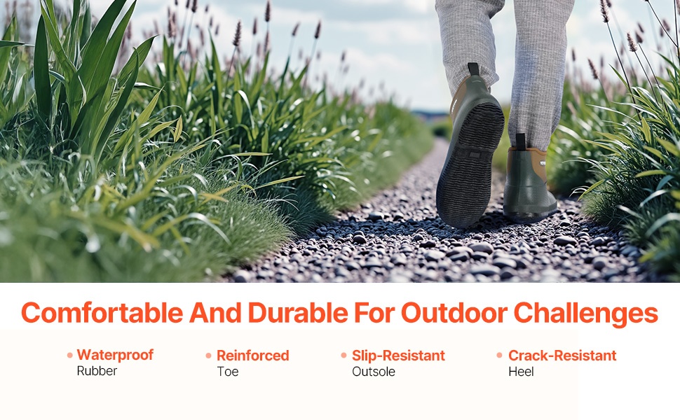 Kumisaappaat ulkokäyttöön