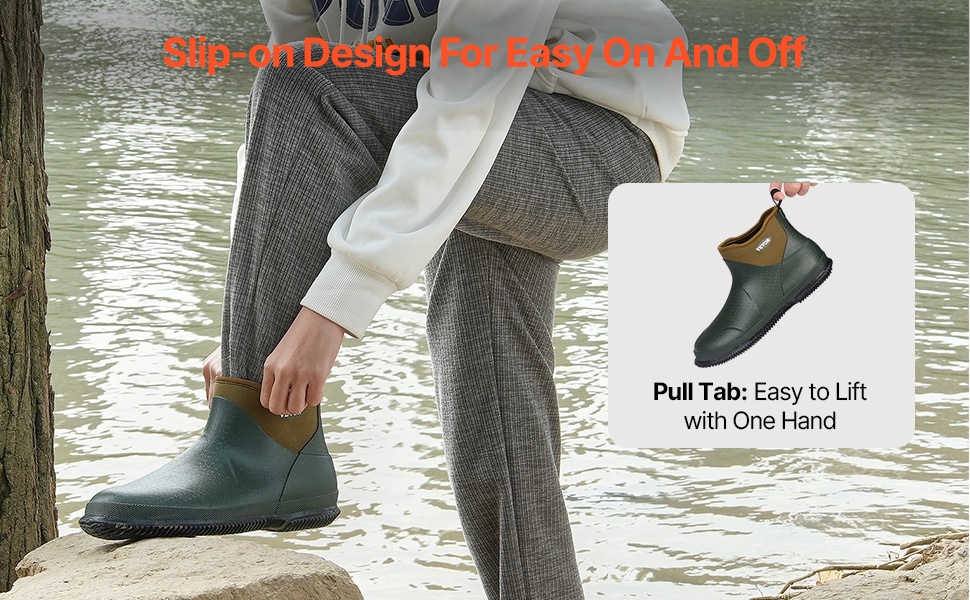 Eristetyt kumisaappaat kylmään säähän