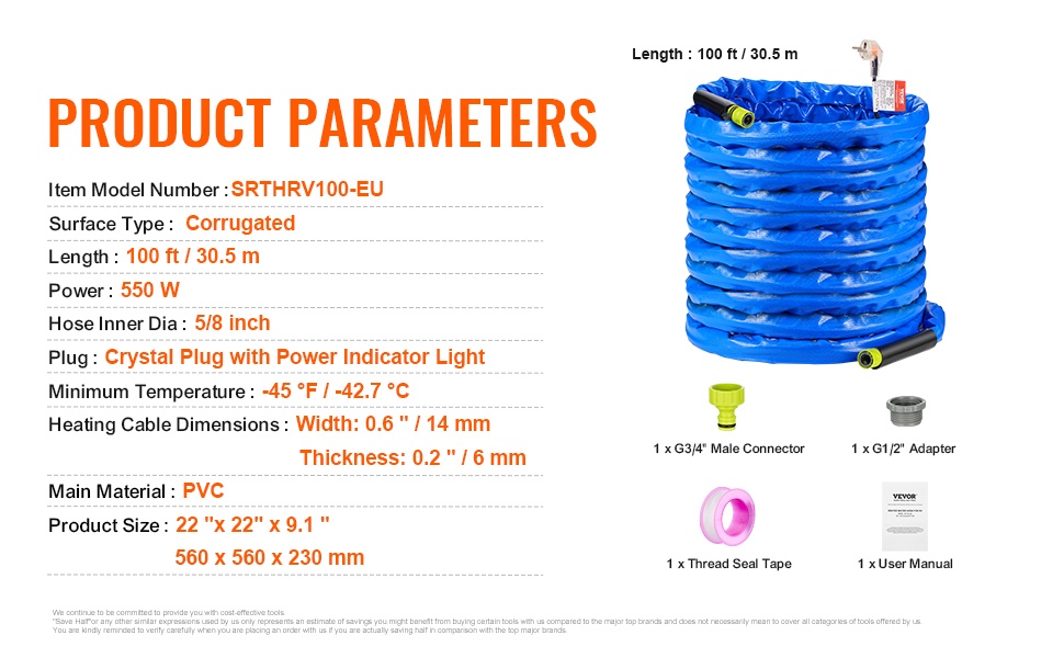 Lämmitettävän vesiletkun käyttökohteet talvella