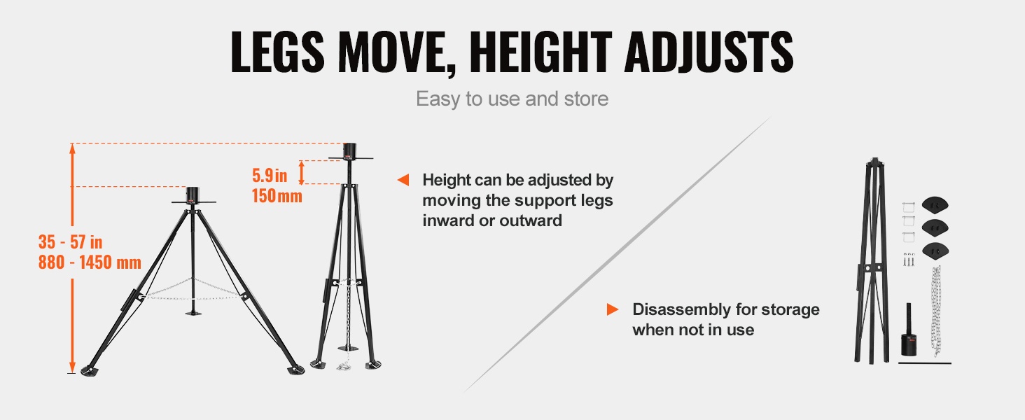 Säädettävä korkeus matkailuauton liukuosalle