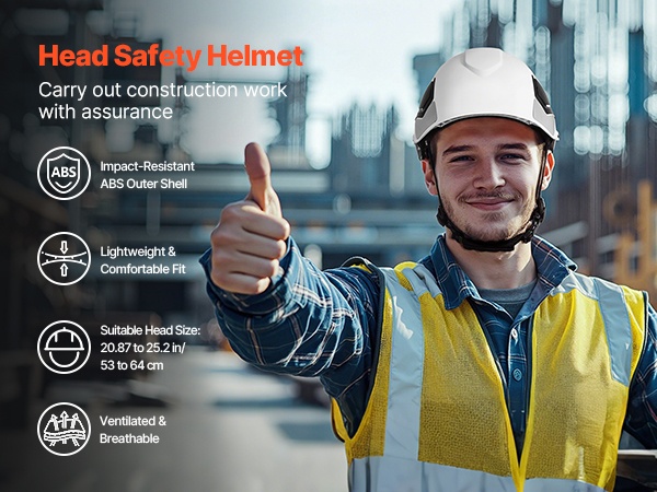 Teollisuuskypärä käytössä