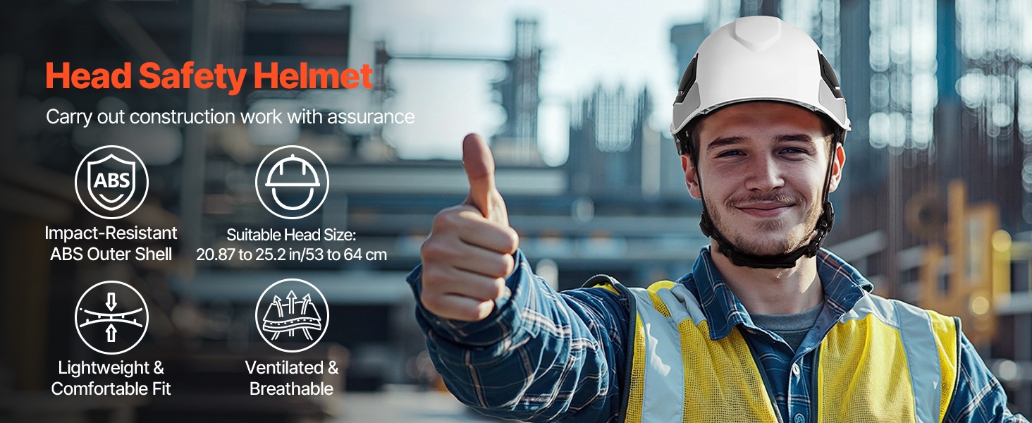 Teollisuuskypärä edestä