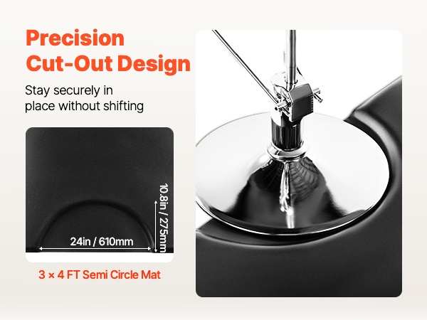 Pyöreälle jalustalle sopiva aukko