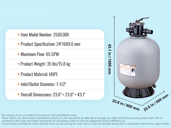 Hiekkasuodattimen rakenne ja kokoonpano