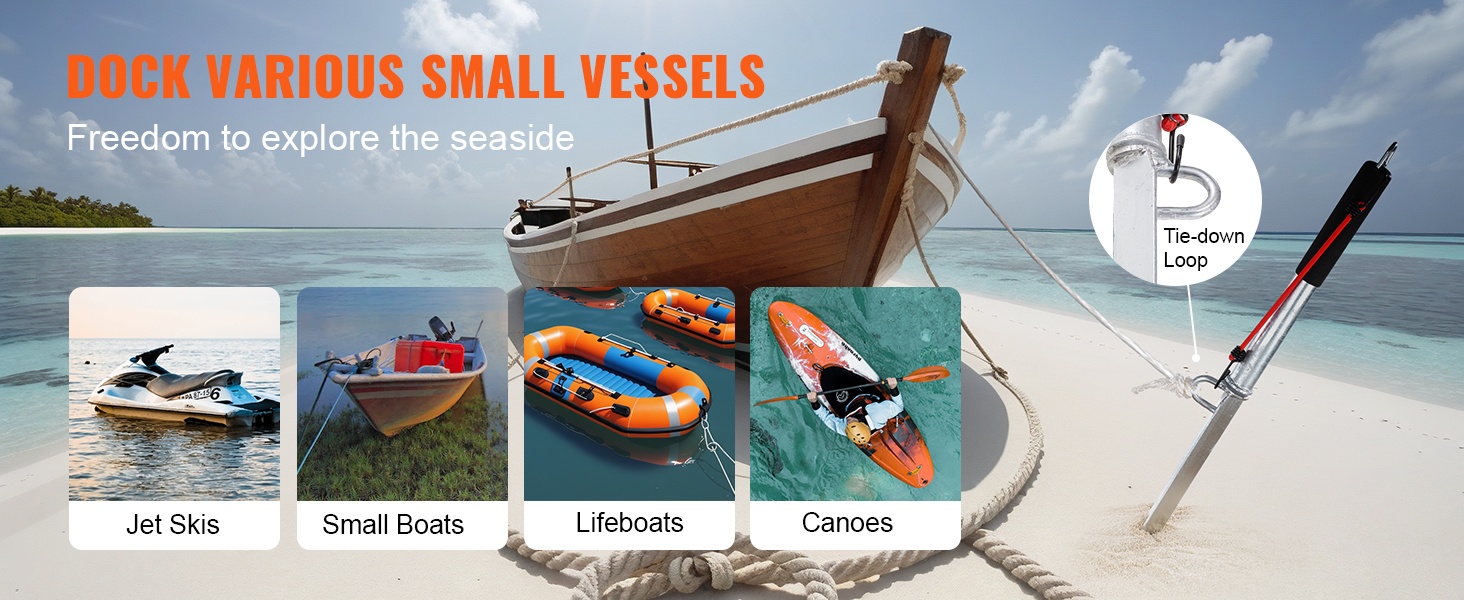 Kiinnitysrenkaat veneen köydelle