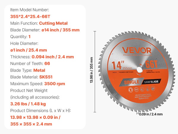 Pyörösahanterä pakkauksessa