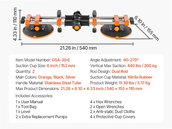 Kaksi sauma-asetinta ja tarvikkeet