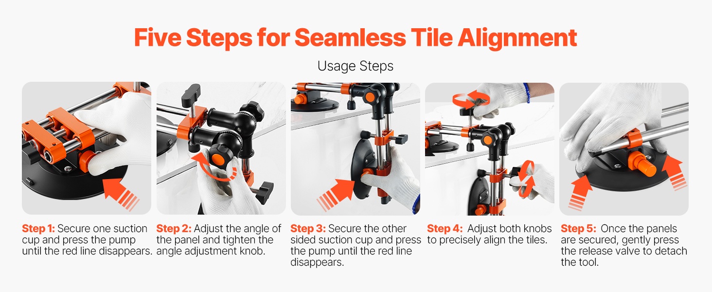 Sauma-asettimen käyttö laattapinnalla