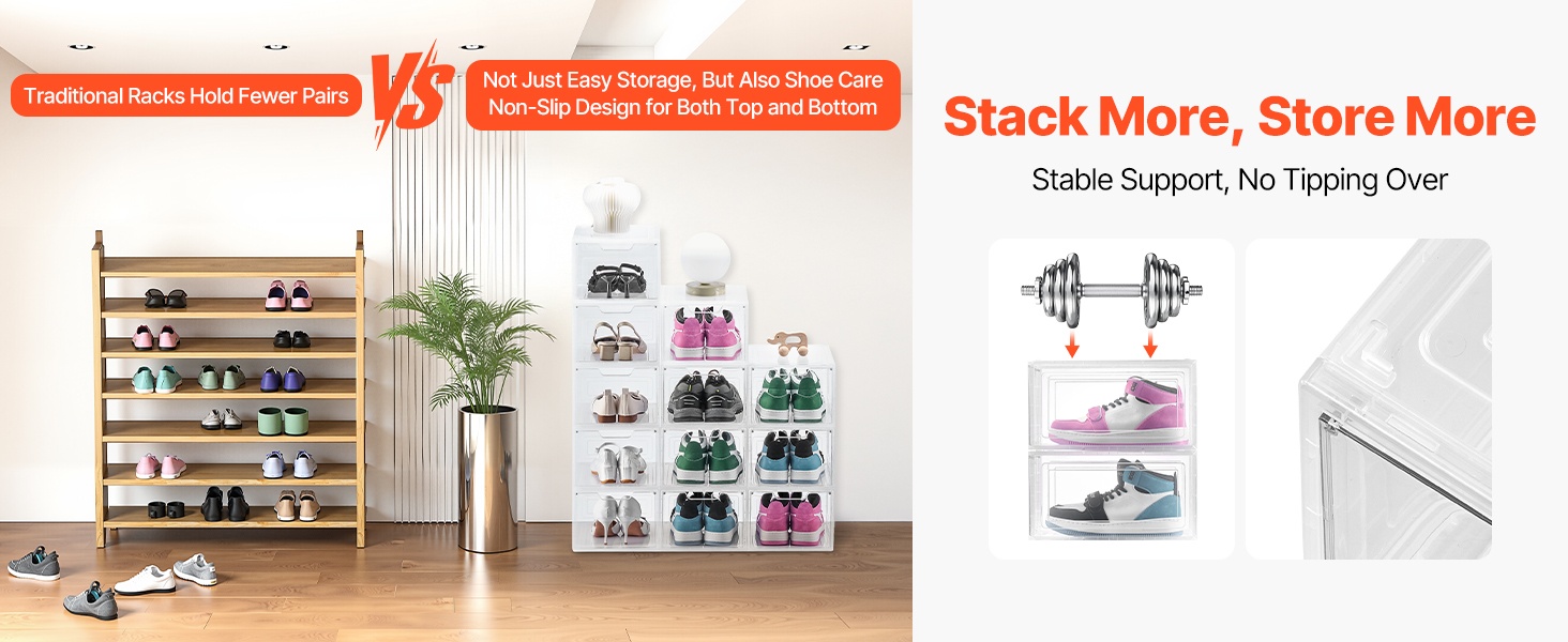 Kengänlaatikot lisäävät säilytystilaa