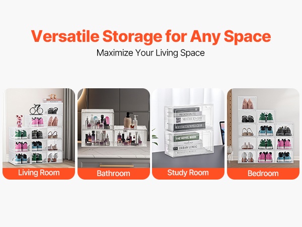 Säilytys eri tiloihin kotona