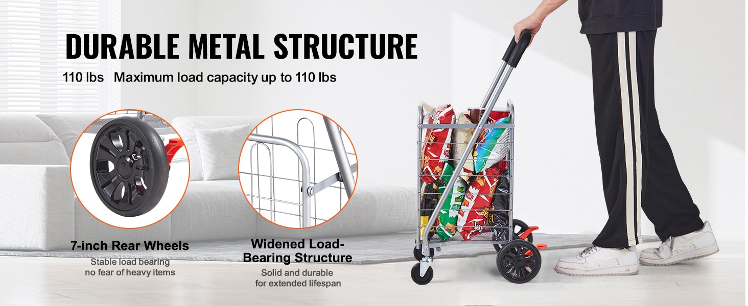 Käyttövaunu ostoksilla ja arjen kuljetuksissa