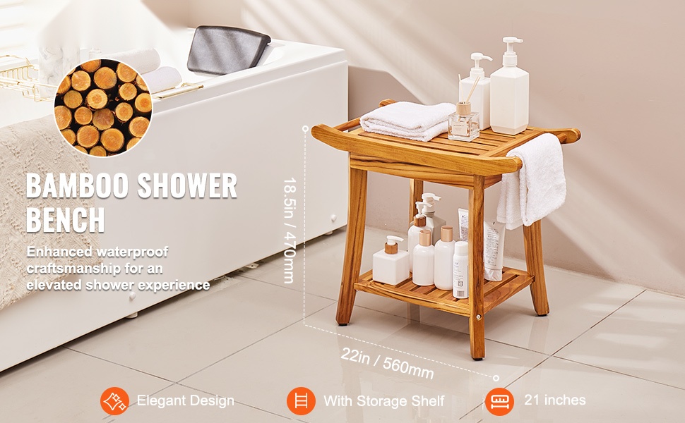 Poly Lumber -suihkupenkki kylpyhuoneeseen