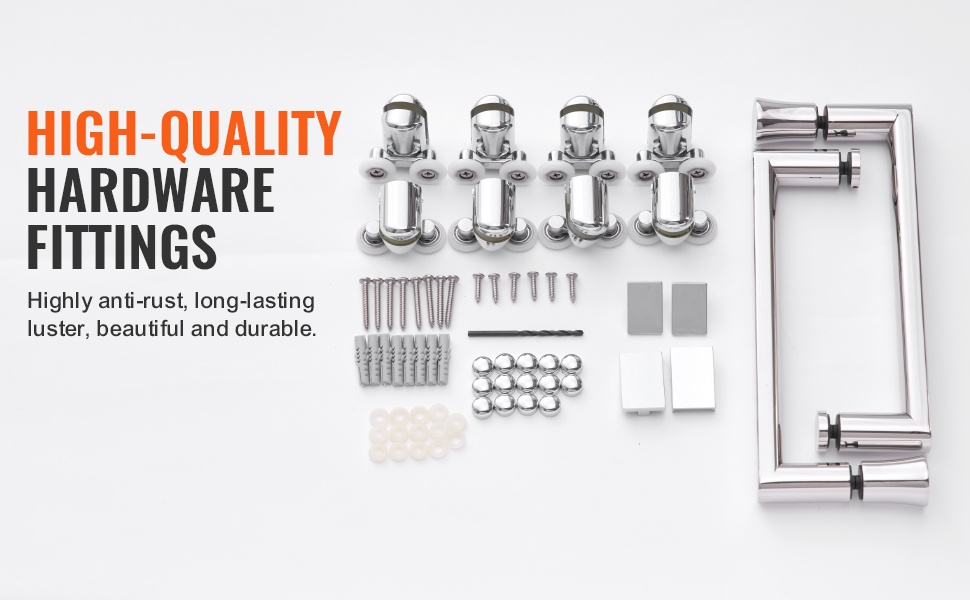 Kestävä liukukisko ja metalliosat