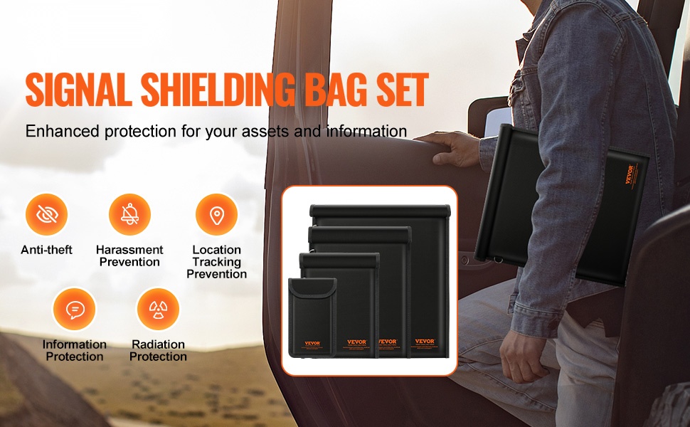 Signaalia estävä laukku, yleiskuva