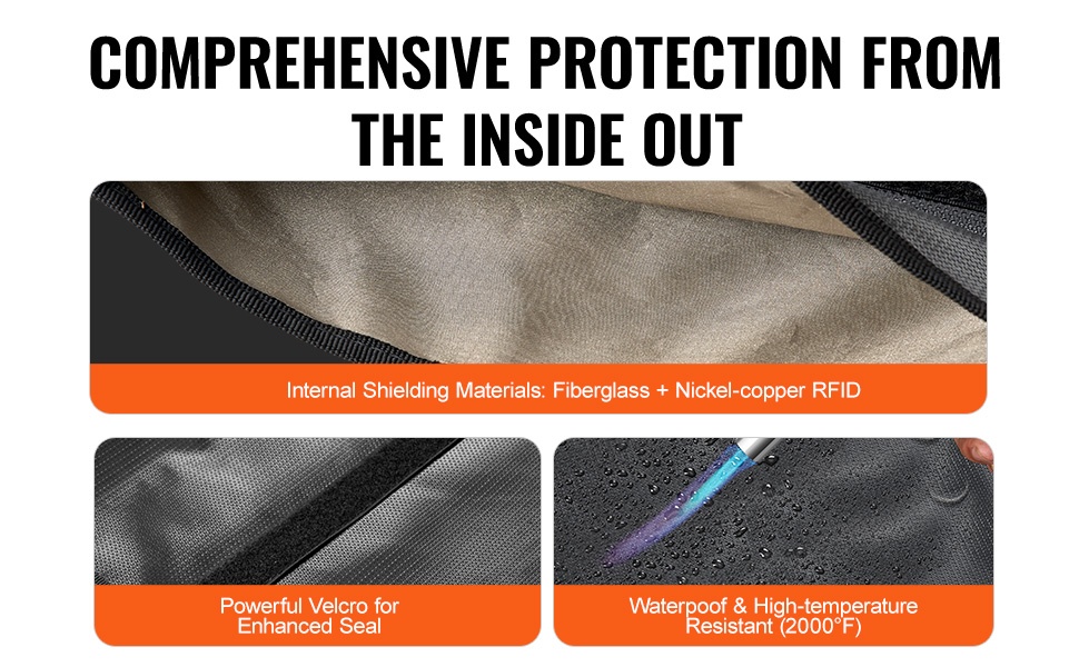 Lämpöä ja roiskeita kestävä rakenne