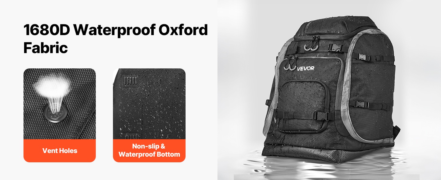 Vedenpitävä pohja ja tuuletusaukot