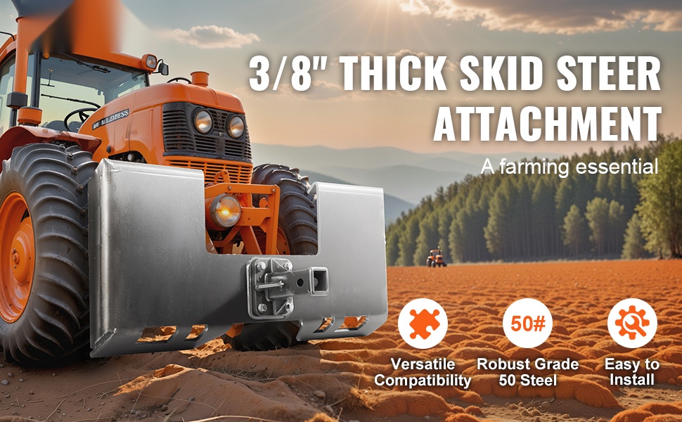 Kuormaajakoneen kiinnityslevy yleiskuva